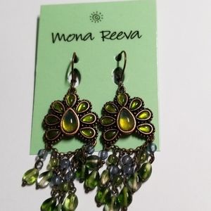 Vintage Earrings on Copper Lever Back